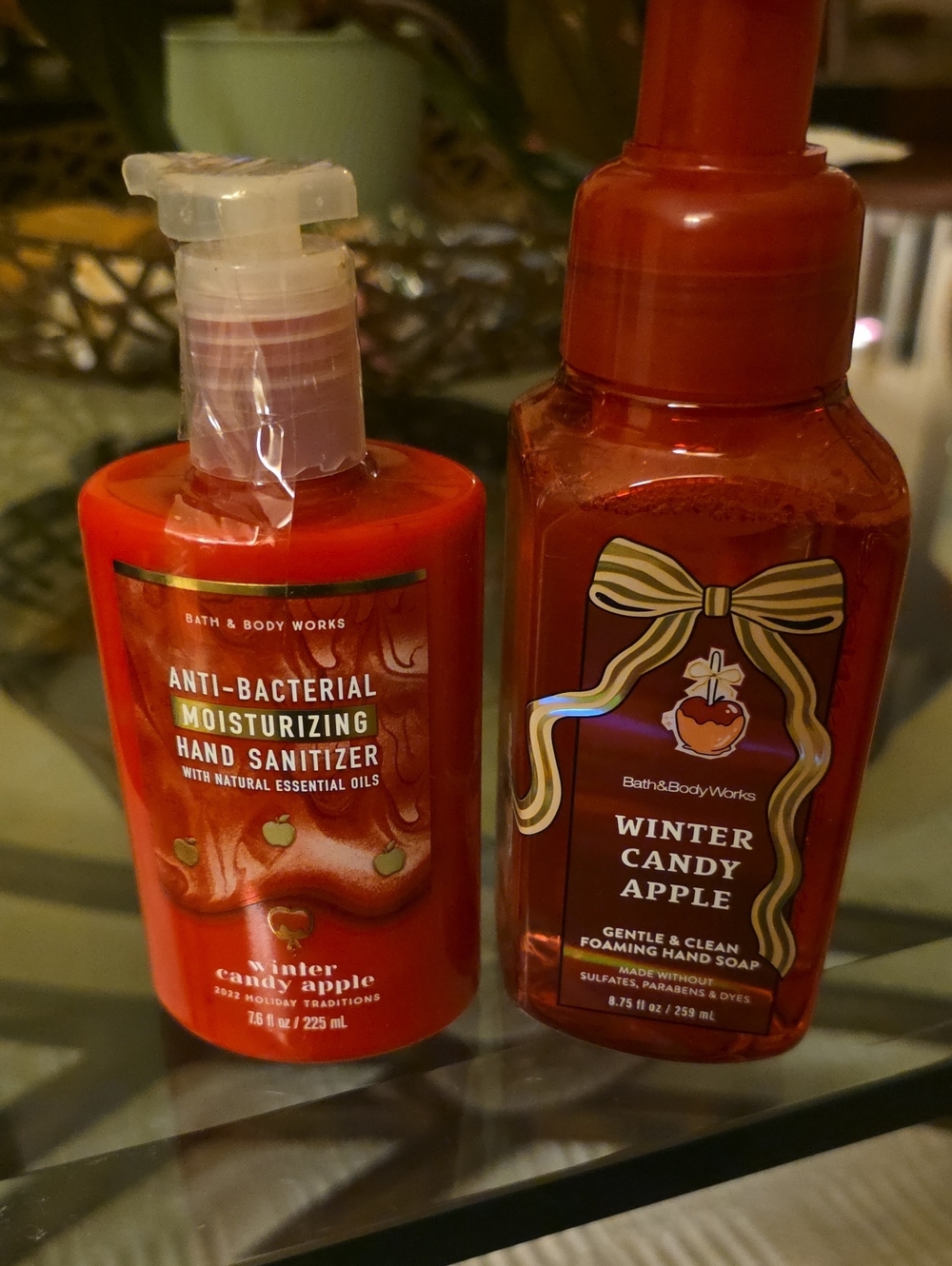 Bath & Body Works Winter Candy Apple Antibacterial Hand Sanitizer & Hand Soap